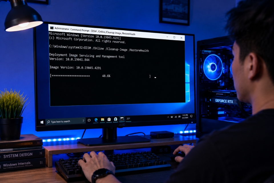 Sửa lỗi File system error (-2147219196) Windows 10 9