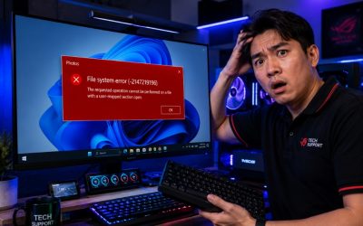 Sửa lỗi File system error (-2147219196) Windows 11
