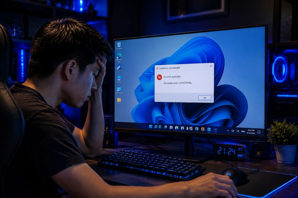 Sửa lỗi File system error (-2147219196) Windows 11 6