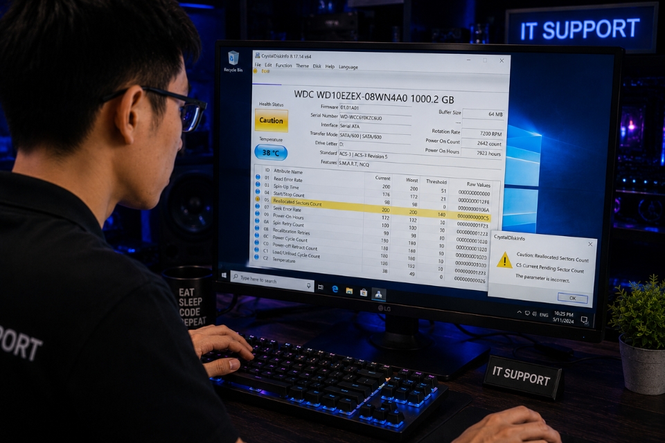 Sửa lỗi The parameter is incorrect Windows 10 10