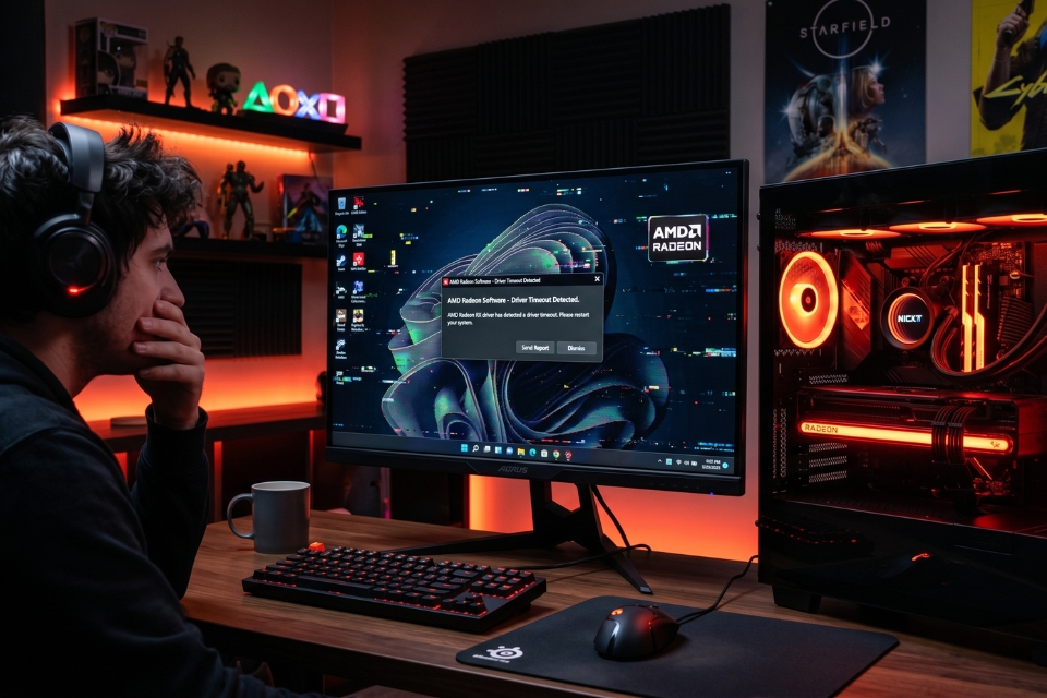 Sửa lỗi driver AMD bị crash Windows 11 7