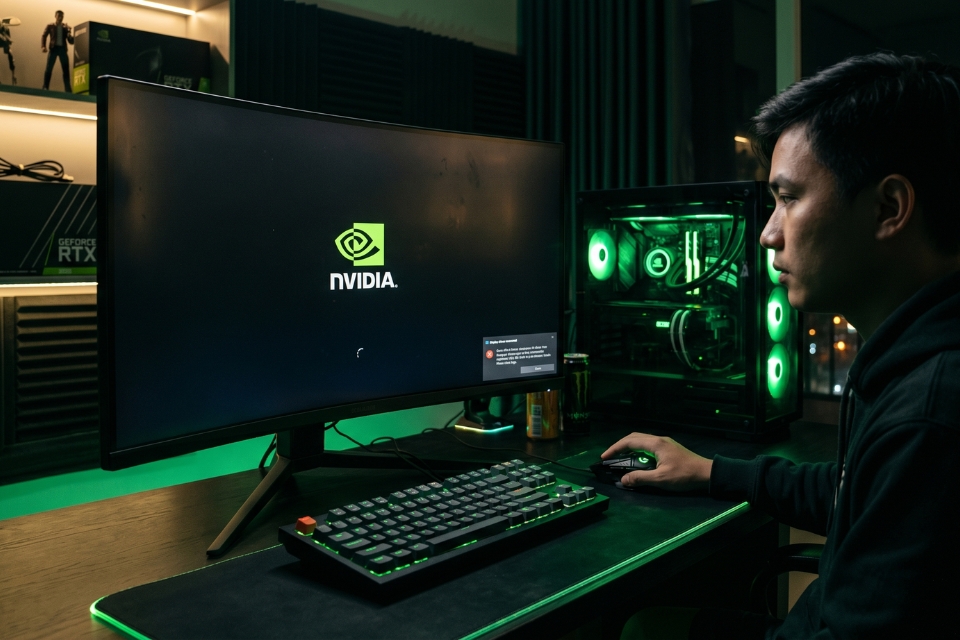 Sửa lỗi driver NVIDIA bị crash Windows 10 7