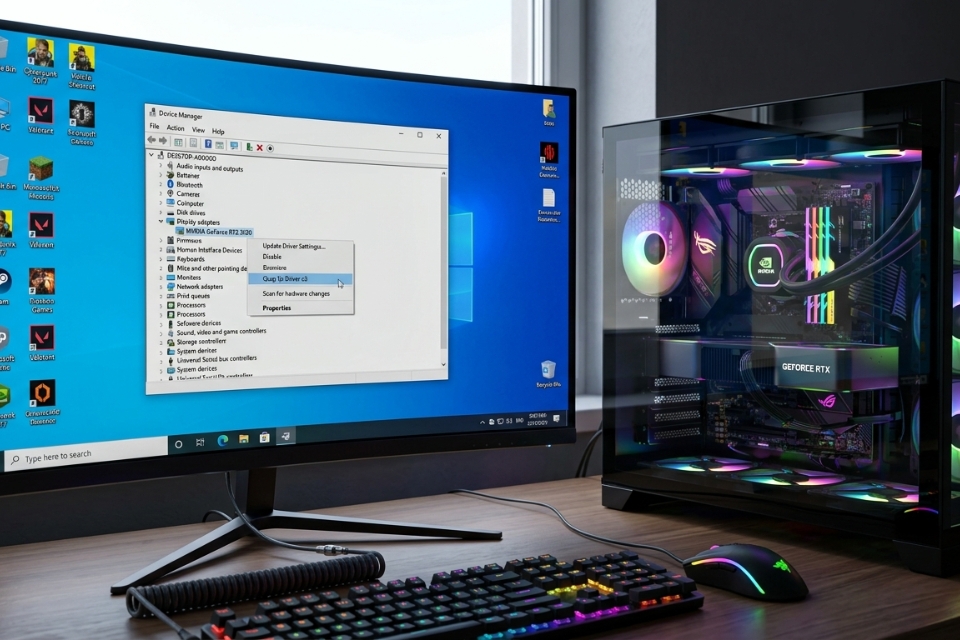 Sửa lỗi driver NVIDIA bị crash Windows 10 8