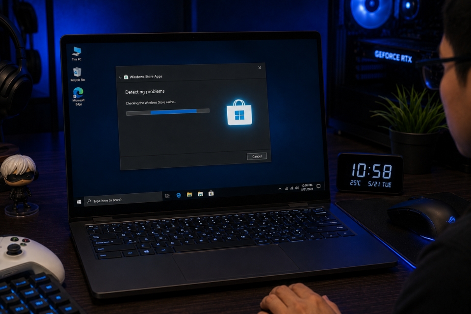 Sửa lỗi không cài được ứng dụng Store Windows 10 9