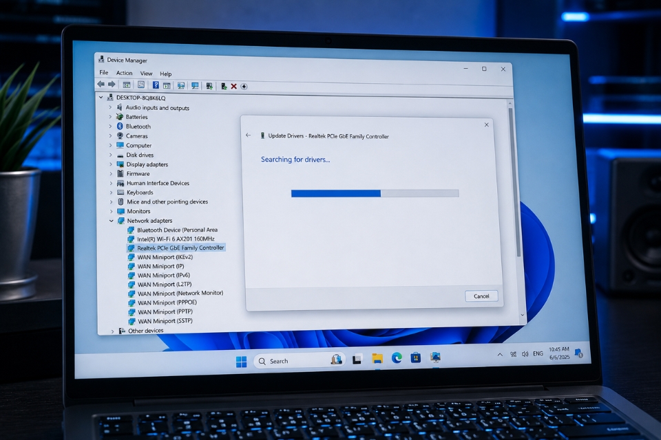 Sửa lỗi không vào được Internet Windows 11 10