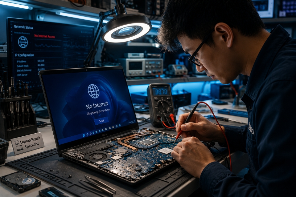 Sửa lỗi không vào được Internet Windows 11 12