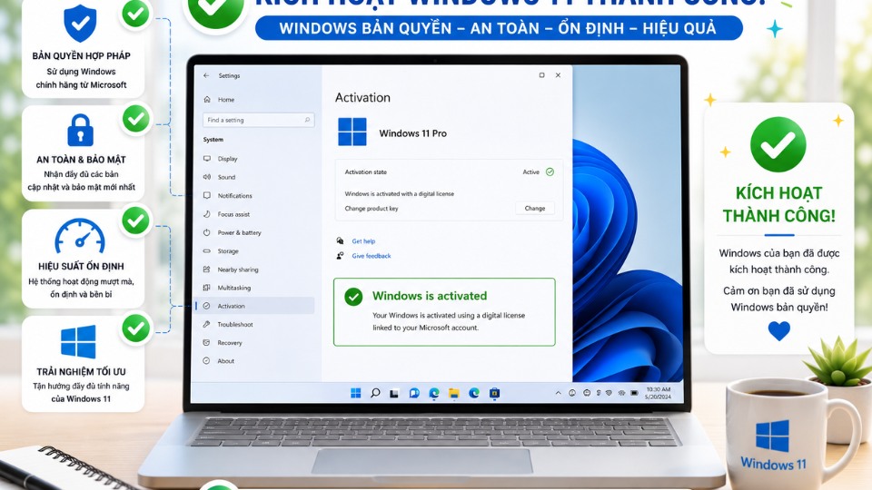 Hướng dẫn chi tiết sửa lỗi Activation Error 0xC004F074 trên Windows 11 6