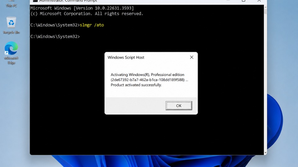 Hướng dẫn chi tiết sửa lỗi Activation Error 0xC004F074 trên Windows 11 4