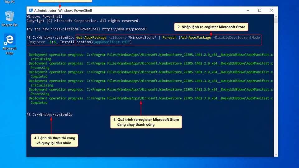 Hướng dẫn chi tiết sửa lỗi Microsoft Store không tải được trên Windows 10 5