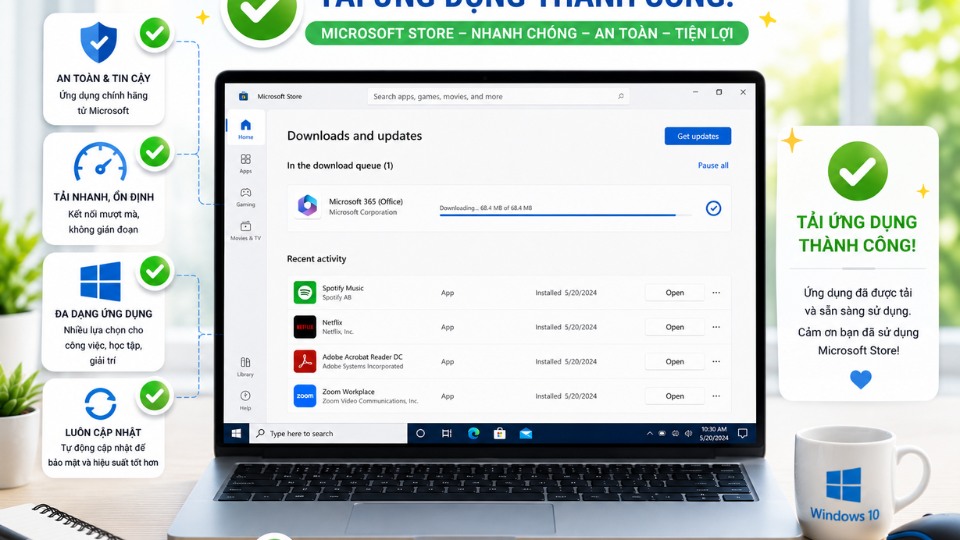 Hướng dẫn chi tiết sửa lỗi Microsoft Store không tải được trên Windows 10 6