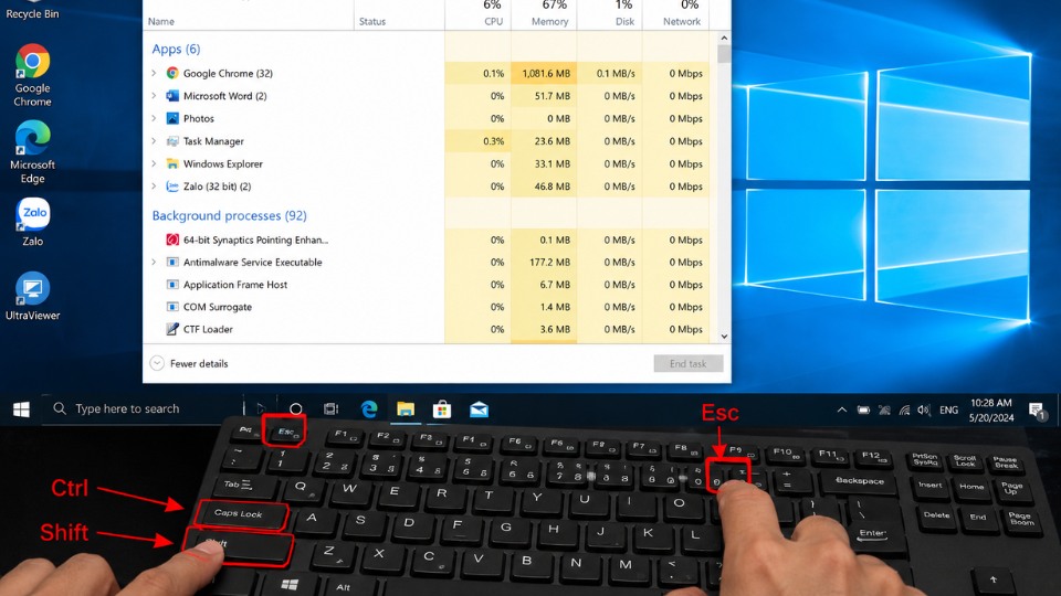 Hướng dẫn chi tiết sửa lỗi Task Manager not responding trên Windows 10 4