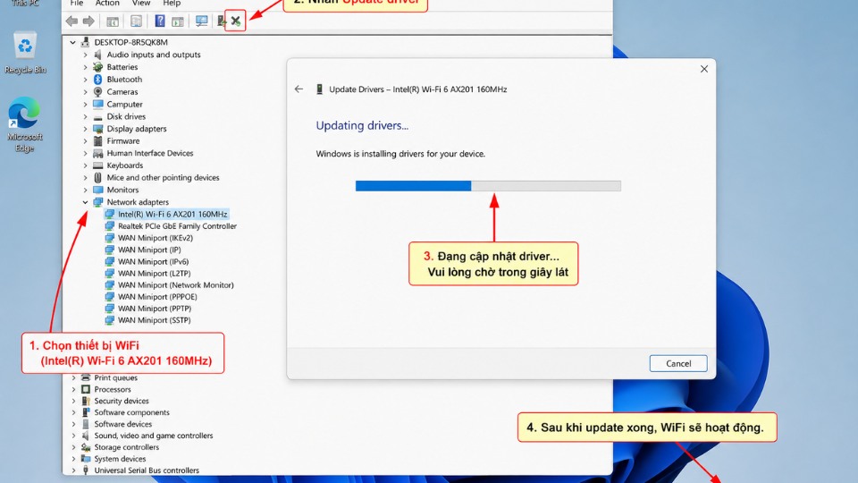 Hướng dẫn chi tiết sửa lỗi WiFi không có internet trên Windows 11 5 Hướng dẫn chi tiết sửa lỗi WiFi không có internet trên Windows 11 5