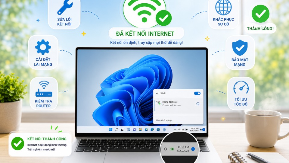 Hướng dẫn chi tiết sửa lỗi WiFi không có internet trên Windows 11 6 Hướng dẫn chi tiết sửa lỗi WiFi không có internet trên Windows 11 6
