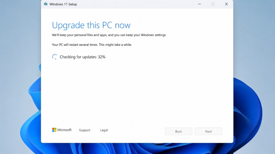 Hướng dẫn chi tiết sửa lỗi Windows 11 install stuck at 0% trên Windows 10 4 Hướng dẫn chi tiết sửa lỗi Windows 11 install stuck at 0% trên Windows 10 4