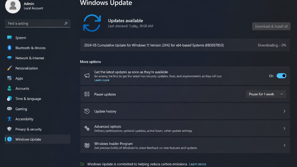 Hướng dẫn chi tiết sửa lỗi Windows 11 install stuck at 0% trên Windows 11 4 Hướng dẫn chi tiết sửa lỗi Windows 11 install stuck at 0% trên Windows 11 4