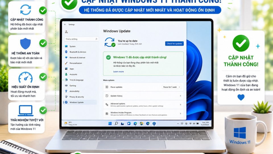 Hướng dẫn chi tiết sửa lỗi Windows Update 0x80070020 trên Windows 11 6