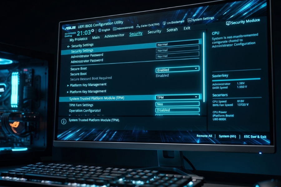 Sửa Lỗi TPM 2.0 Is A Requirement Windows 10