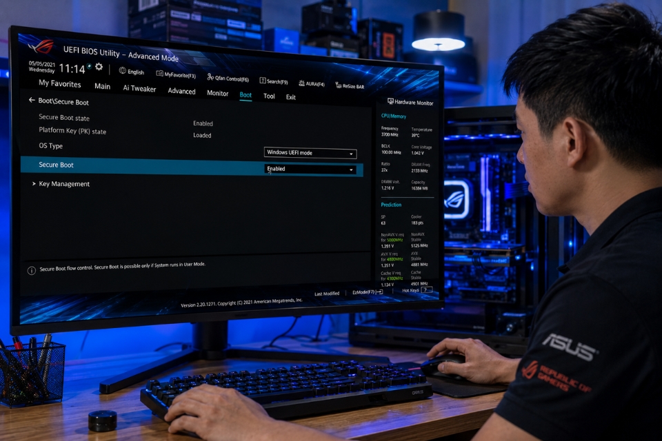 Sửa lỗi Secure Boot is a requirement Windows 10 7