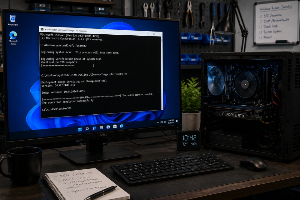sửa lỗi 0x8007007f Windows 11 Installation Assistant Windows 10 8
