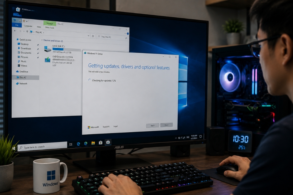 sửa lỗi 0x8007007f Windows 11 Installation Assistant Windows 10 9