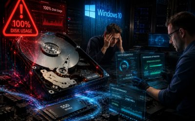 Sửa lỗi 100% disk usage Windows 10