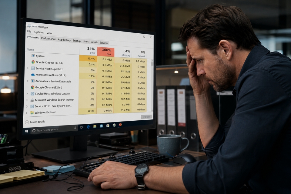 Sửa lỗi 100% disk usage Windows 10 7 Sửa lỗi 100% disk usage Windows 10 7
