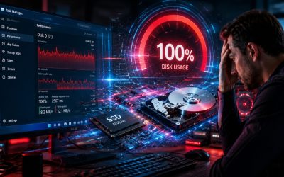 sửa lỗi 100% disk usage Windows 11