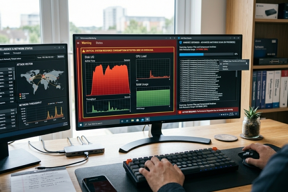sửa lỗi 100% disk usage Windows 11 10