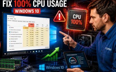 Sửa lỗi CPU 100% Windows 10