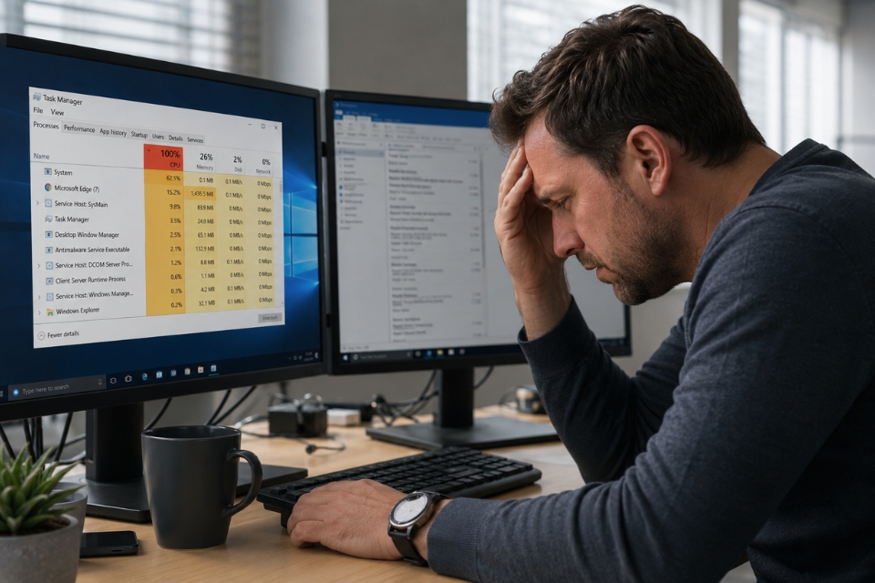 Sửa lỗi CPU 100% Windows 10 6