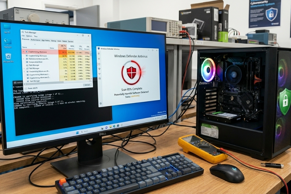 Sửa lỗi CPU 100% Windows 10 9