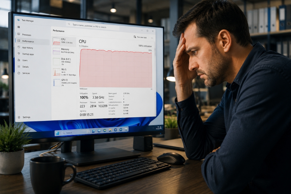 Sửa lỗi CPU 100% Windows 11 6