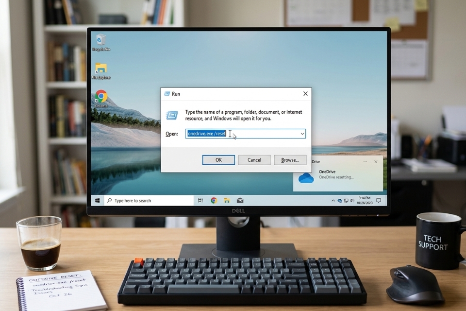 Sửa lỗi OneDrive không đồng bộ Windows 10 9