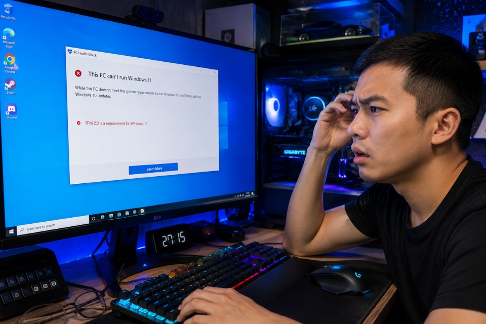 Sửa lỗi TPM 2.0 is a requirement Windows 11 6