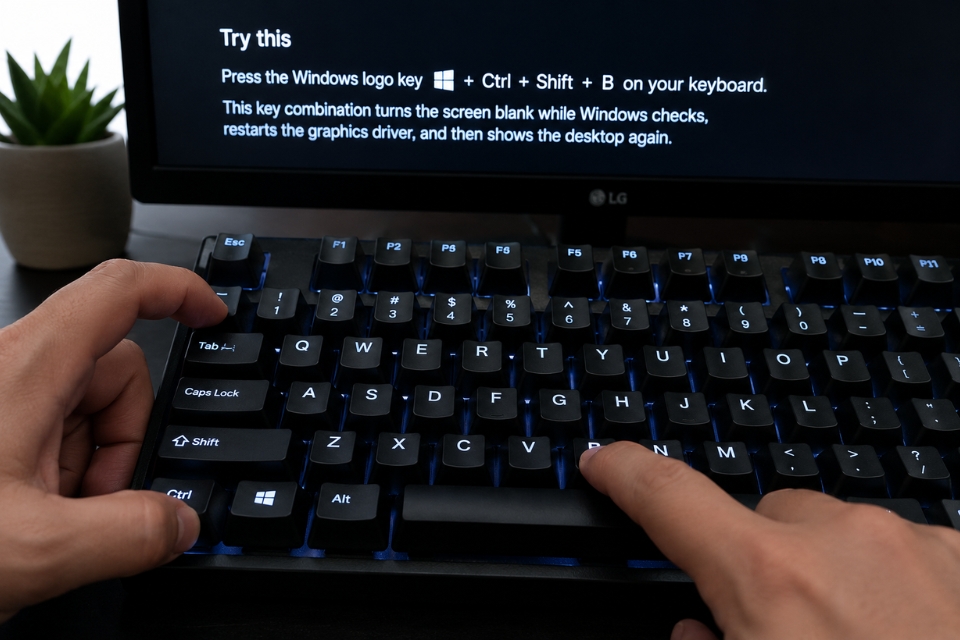 Sửa lỗi black screen after login Windows 10 11