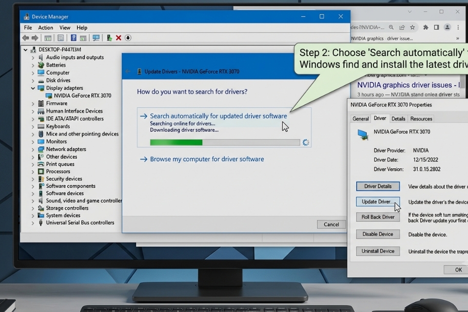 Sửa lỗi black screen after login Windows 10 12