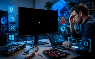 Sửa lỗi black screen after login Windows 11