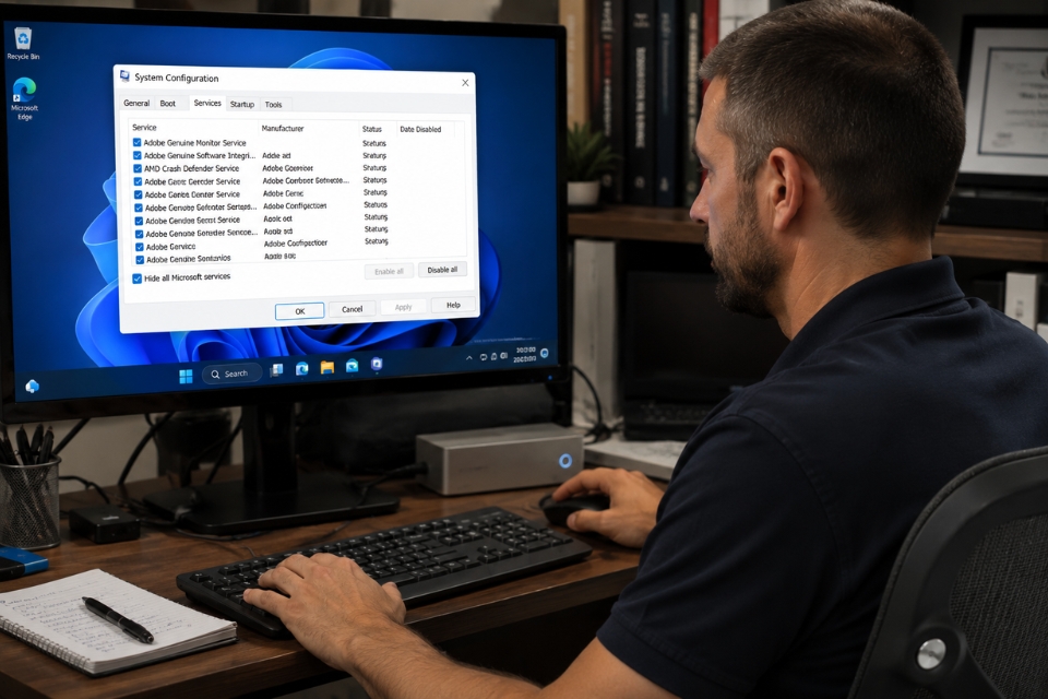 Sửa lỗi black screen after login Windows 11 9