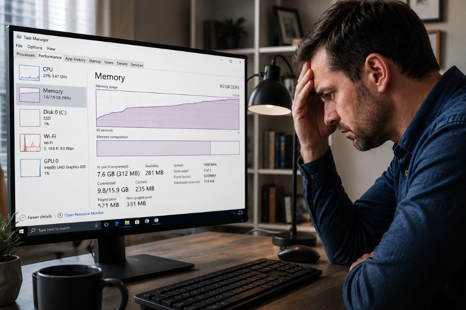 Sửa lỗi memory leak Windows 10 6