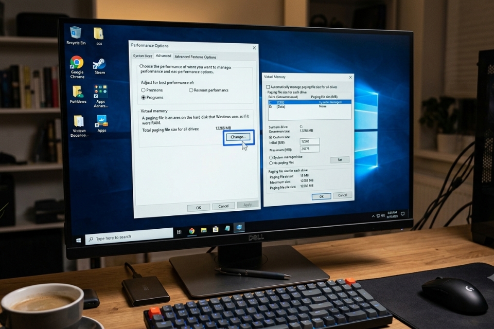 Sửa lỗi memory leak Windows 10 10