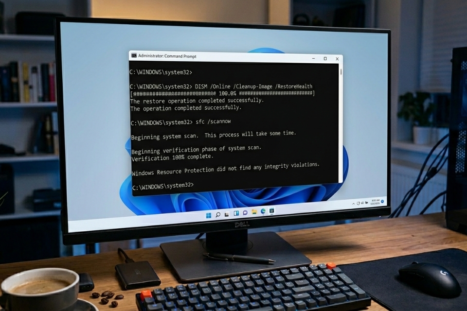 Sửa lỗi stuck on welcome screen Windows 10 9