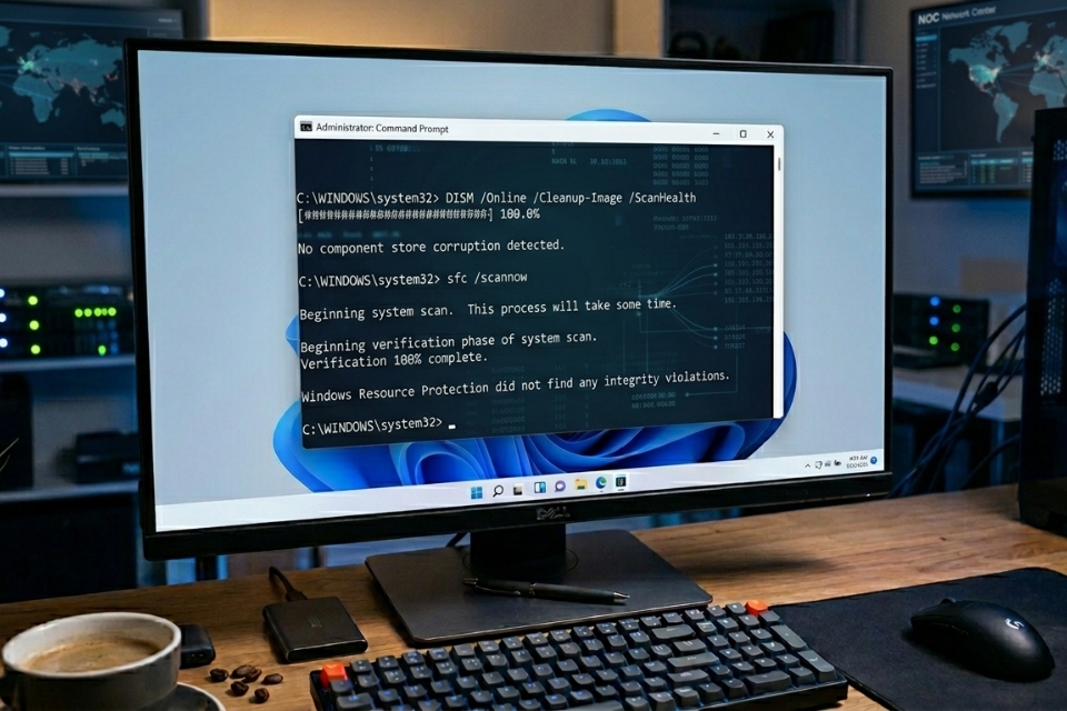 sửa lỗi stuck on welcome screen Windows 11 9