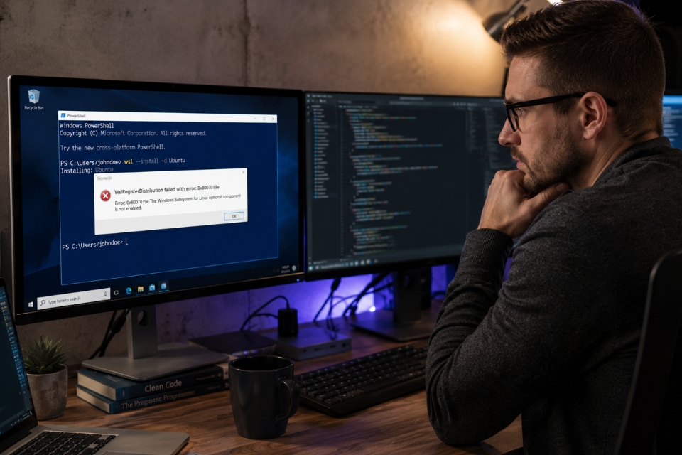Sửa lỗi wslregisterdistribution failed 0x8007019e Windows 10 6