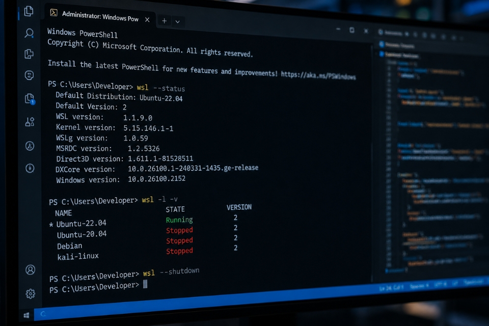 Sửa lỗi wslregisterdistribution failed 0x8007019e Windows 11 8