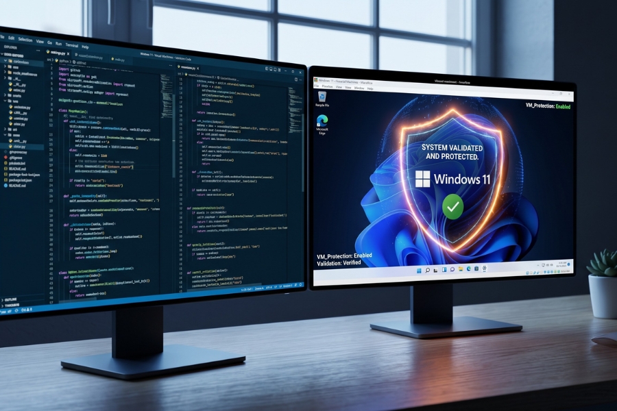 Bộ Key Win 11 Cài Máy Ảo