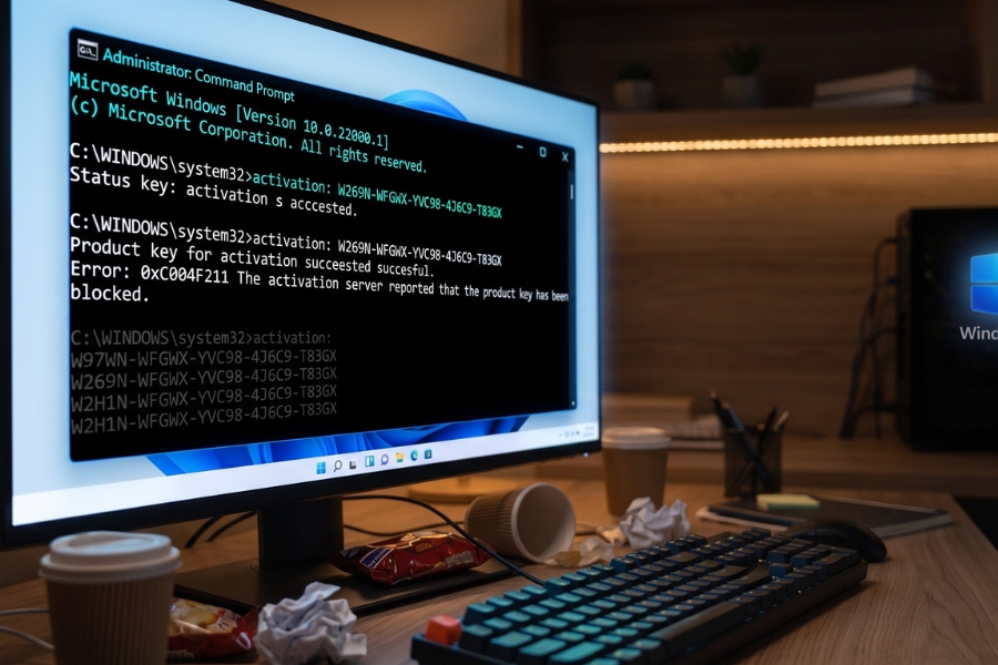 Cách Xem Product Key Win 11 Bằng CMD Cực Nhanh