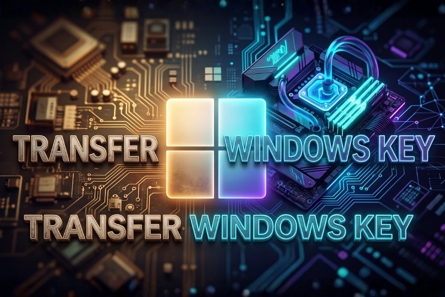 Chuyển Key Win 11 Từ Máy Cũ Sang Máy Mới