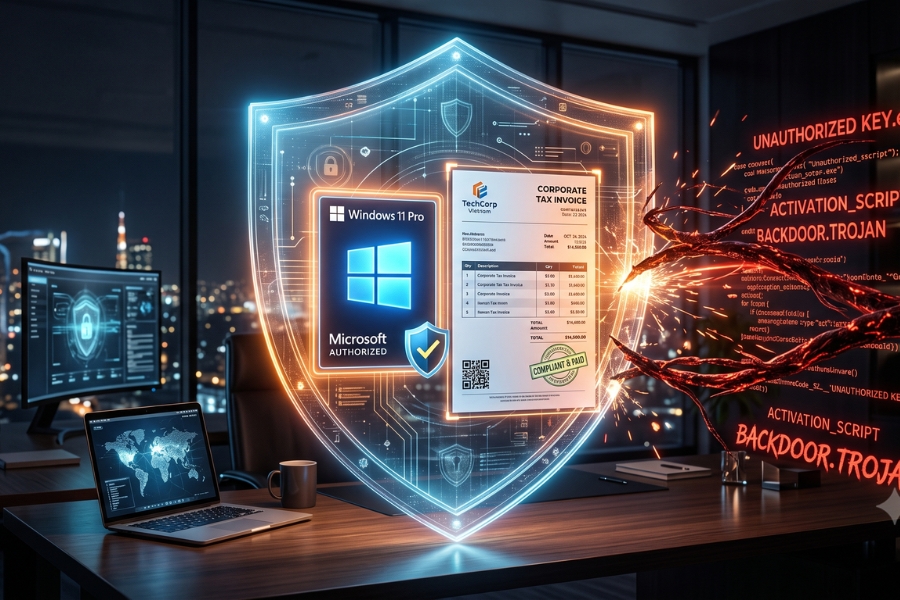 Hóa Đơn Mua Key Win 11 Pro Cho Doanh Nghiệp