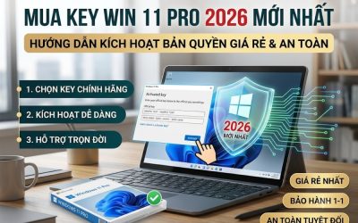 Blog 5 Mua Key Win 11 Pro 2026 Mới Nhất: Hướng Dẫn Kích Hoạt Bản Quyền Giá Rẻ & An Toàn