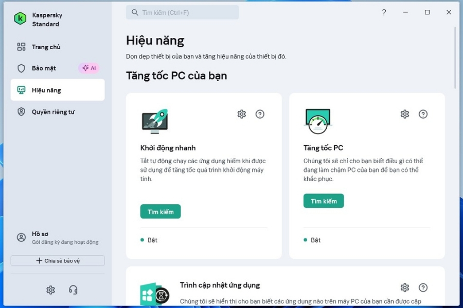 Phần Mềm Kaspersky Standard